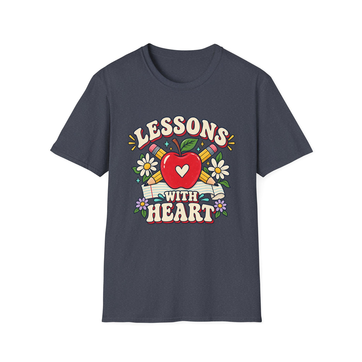 Lessons With Heart Teacher T-Shirt