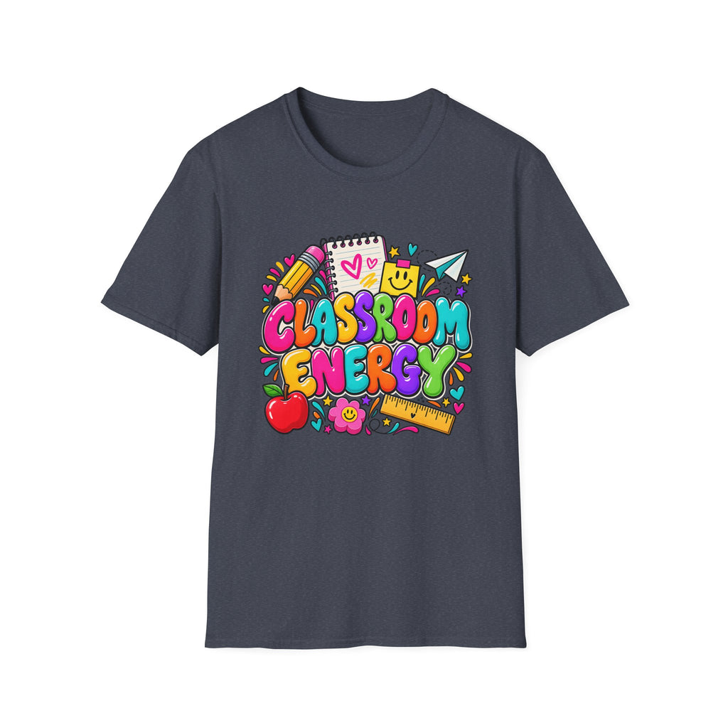 Classroom Energy Teacher T-Shirt — Colorful Back-to-School Educator Tee