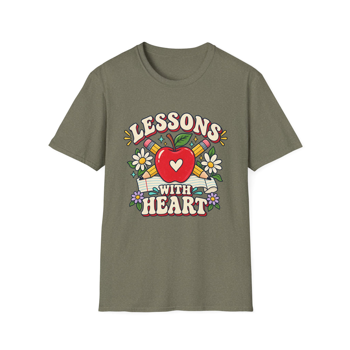Lessons With Heart Teacher T-Shirt