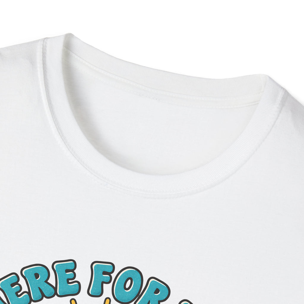 Aha Moments T-Shirt — 'Here for the Aha Moments' Lightbulb Graphic Tee