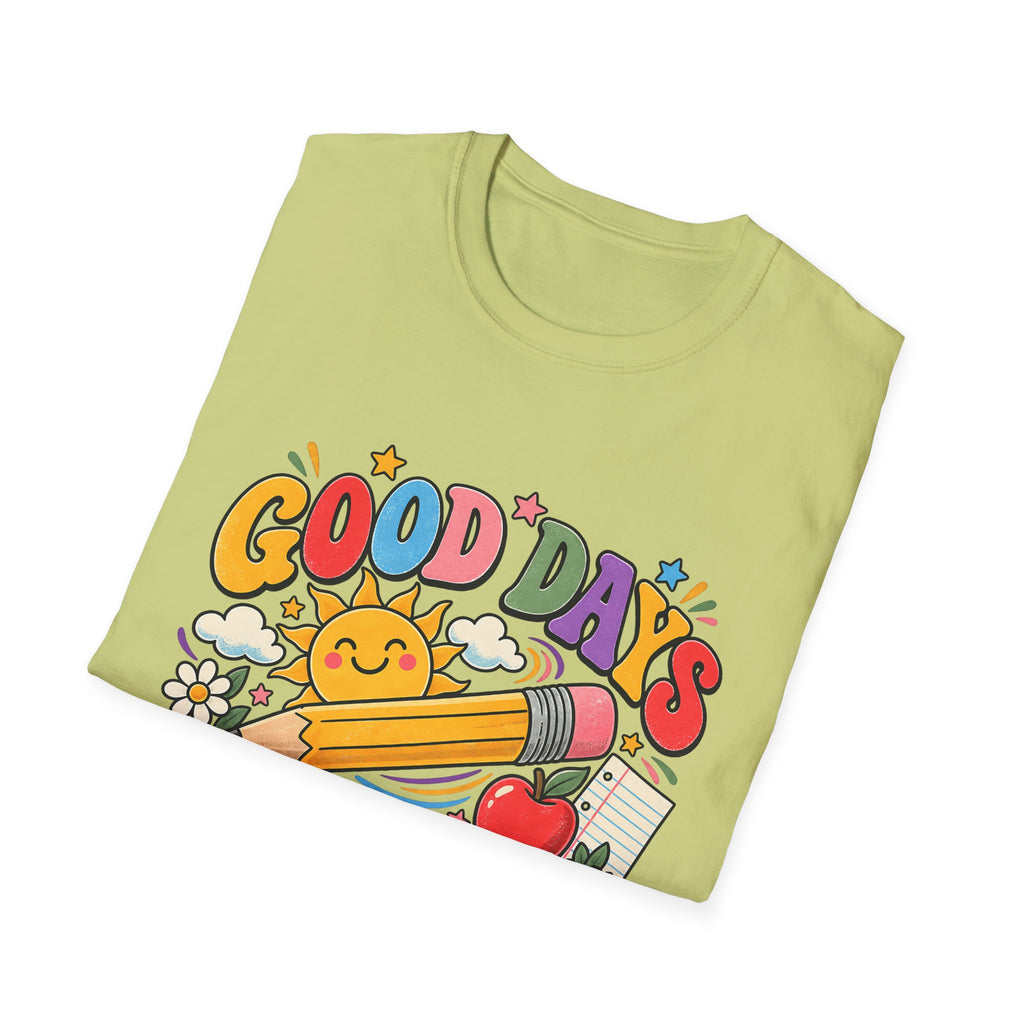 Good Days Start With a Pencil T-Shirt — Cute School Teacher Back-to-School Tee