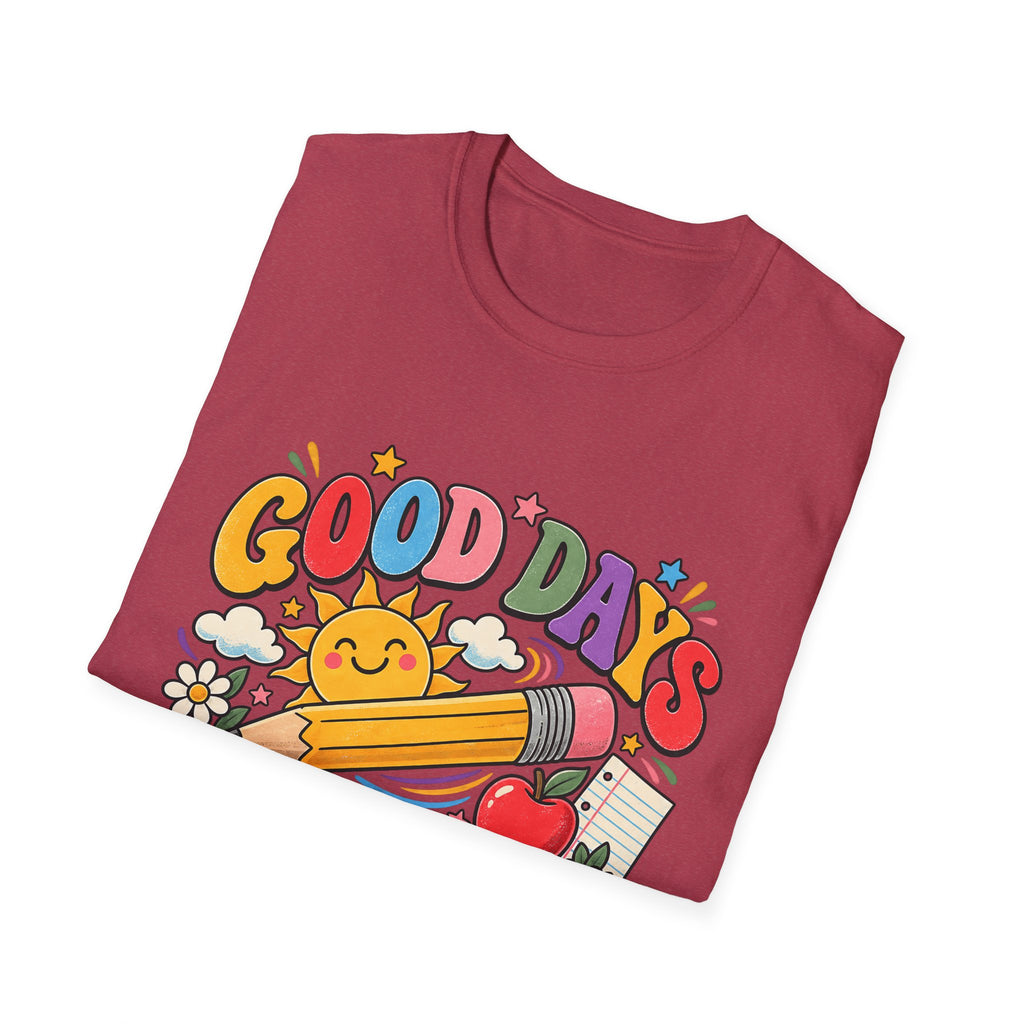Good Days Start With a Pencil T-Shirt — Cute School Teacher Back-to-School Tee
