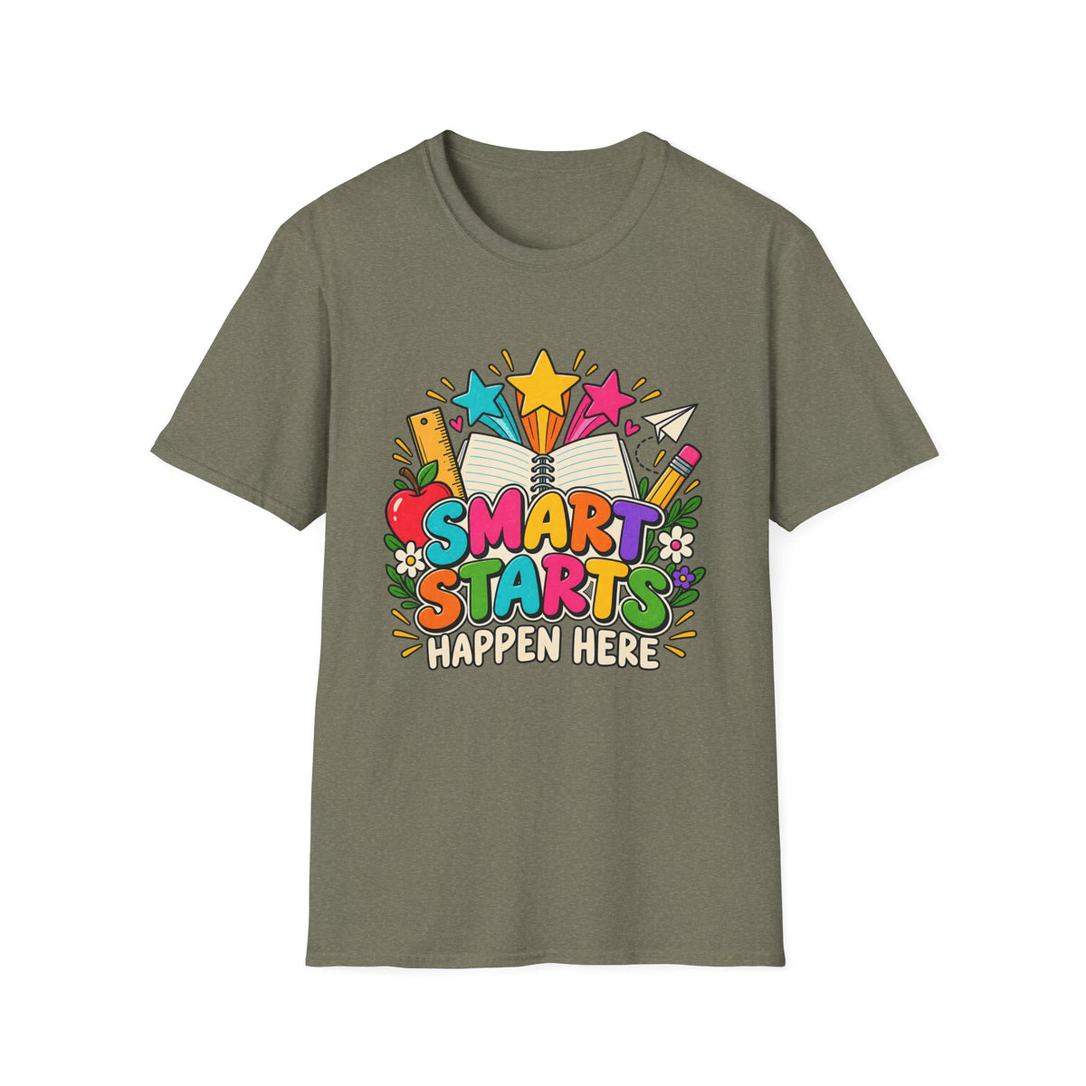 Smart Starts Happen Here T-Shirt