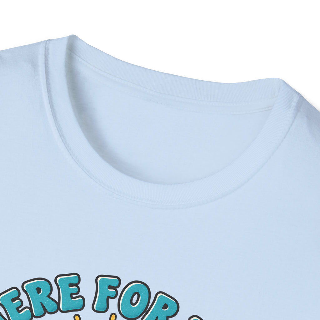 Aha Moments T-Shirt — 'Here for the Aha Moments' Lightbulb Graphic Tee