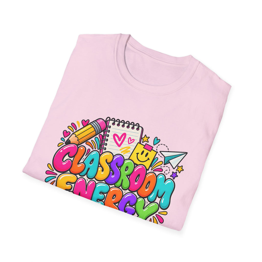 Classroom Energy Teacher T-Shirt — Colorful Back-to-School Educator Tee