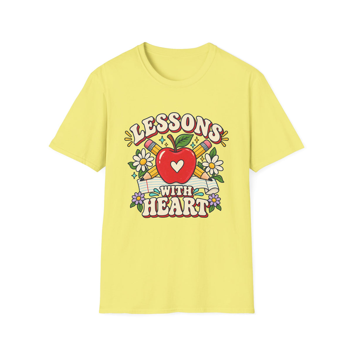 Lessons With Heart Teacher T-Shirt
