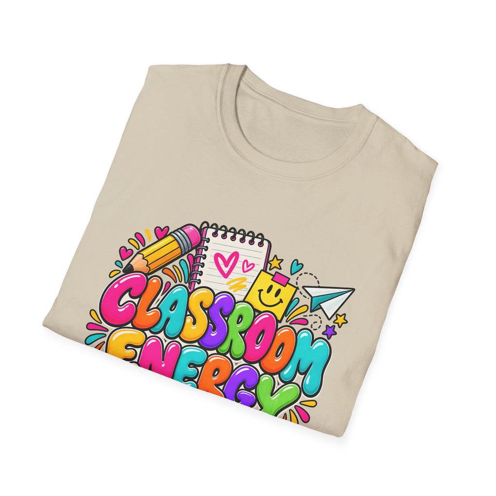 Classroom Energy Teacher T-Shirt — Colorful Back-to-School Educator Tee