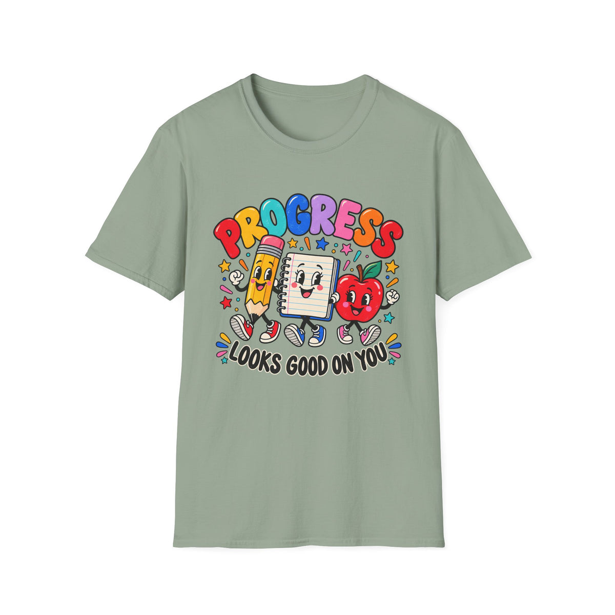 Progress Looks Good on You Inspirational T-Shirt