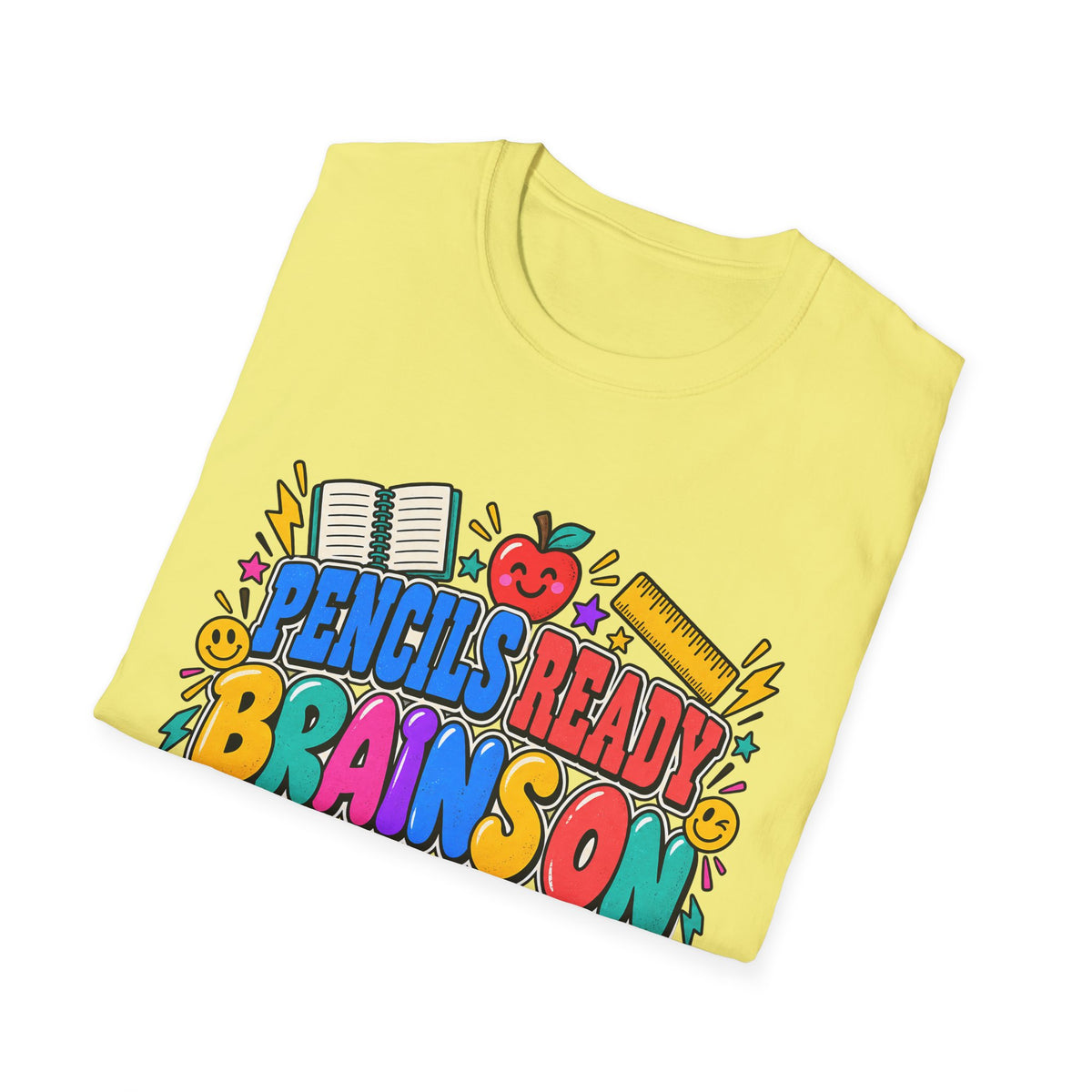 Pencils Ready Brainson Teacher Back-to-School T-Shirt