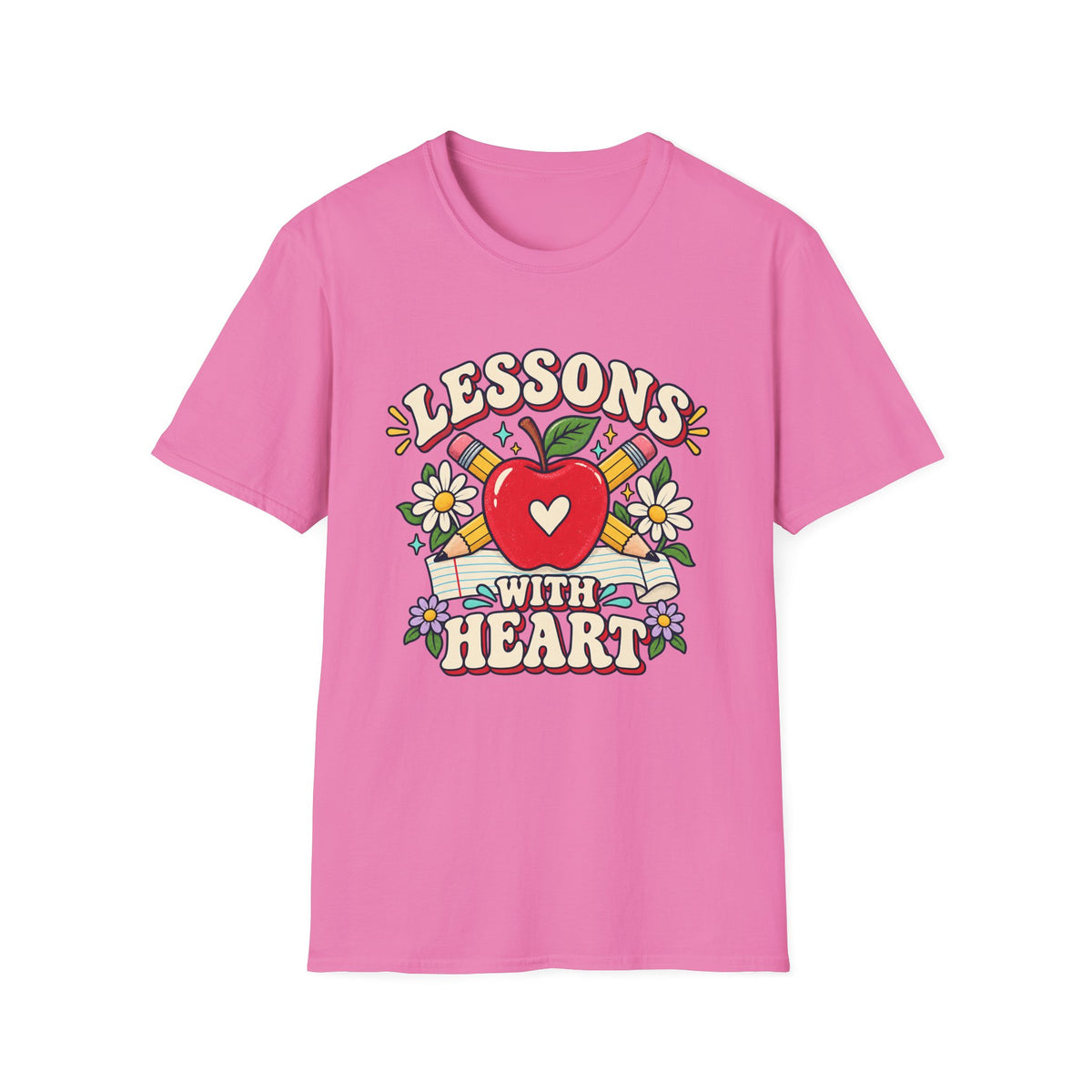 Lessons With Heart Teacher T-Shirt