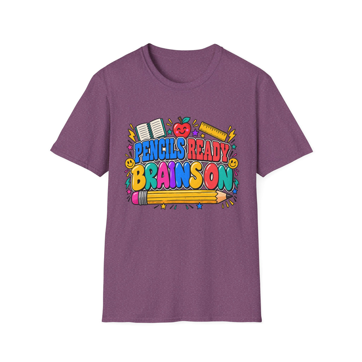 Pencils Ready Brainson Teacher Back-to-School T-Shirt