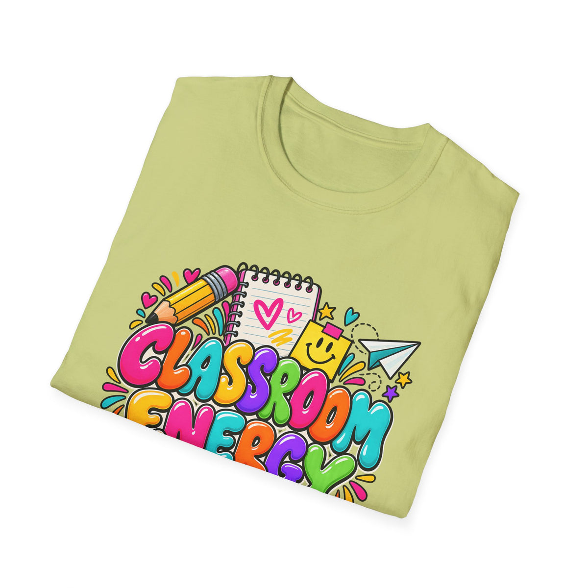 Classroom Energy Teacher T-Shirt — Colorful Back-to-School Educator Tee