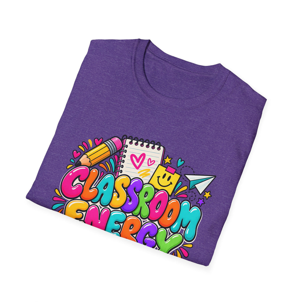 Classroom Energy Teacher T-Shirt — Colorful Back-to-School Educator Tee