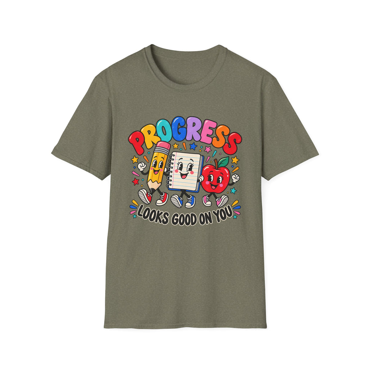 Progress Looks Good on You Inspirational T-Shirt