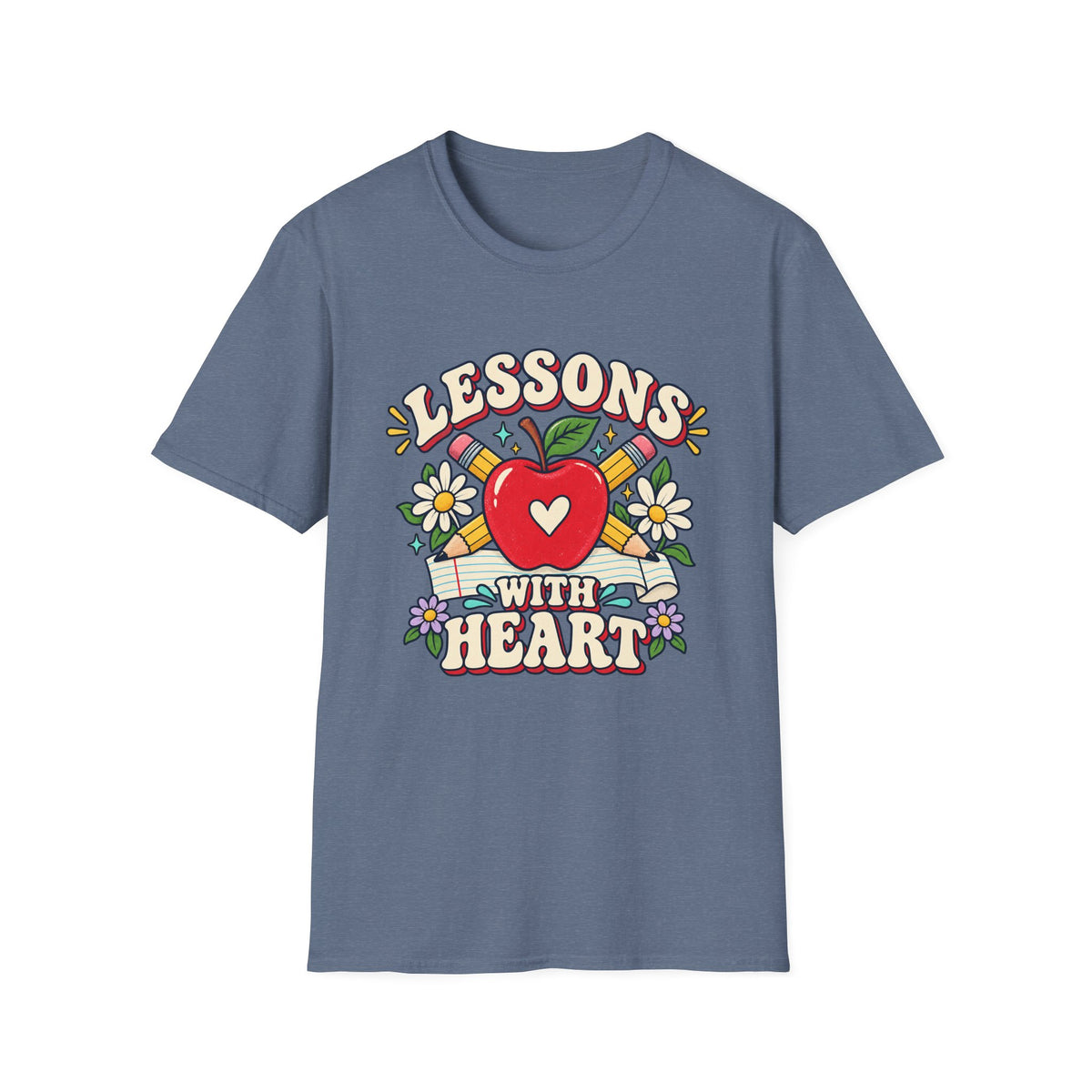 Lessons With Heart Teacher T-Shirt