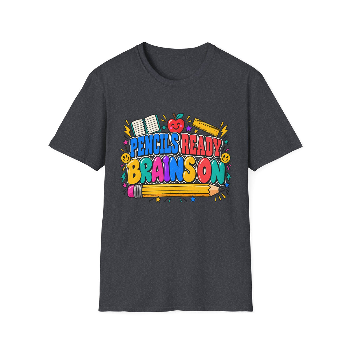 Pencils Ready Brainson Teacher Back-to-School T-Shirt