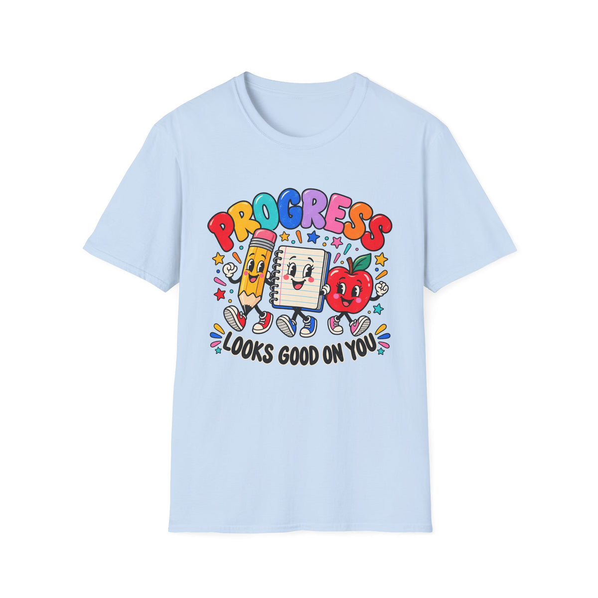 Progress Looks Good on You Inspirational T-Shirt