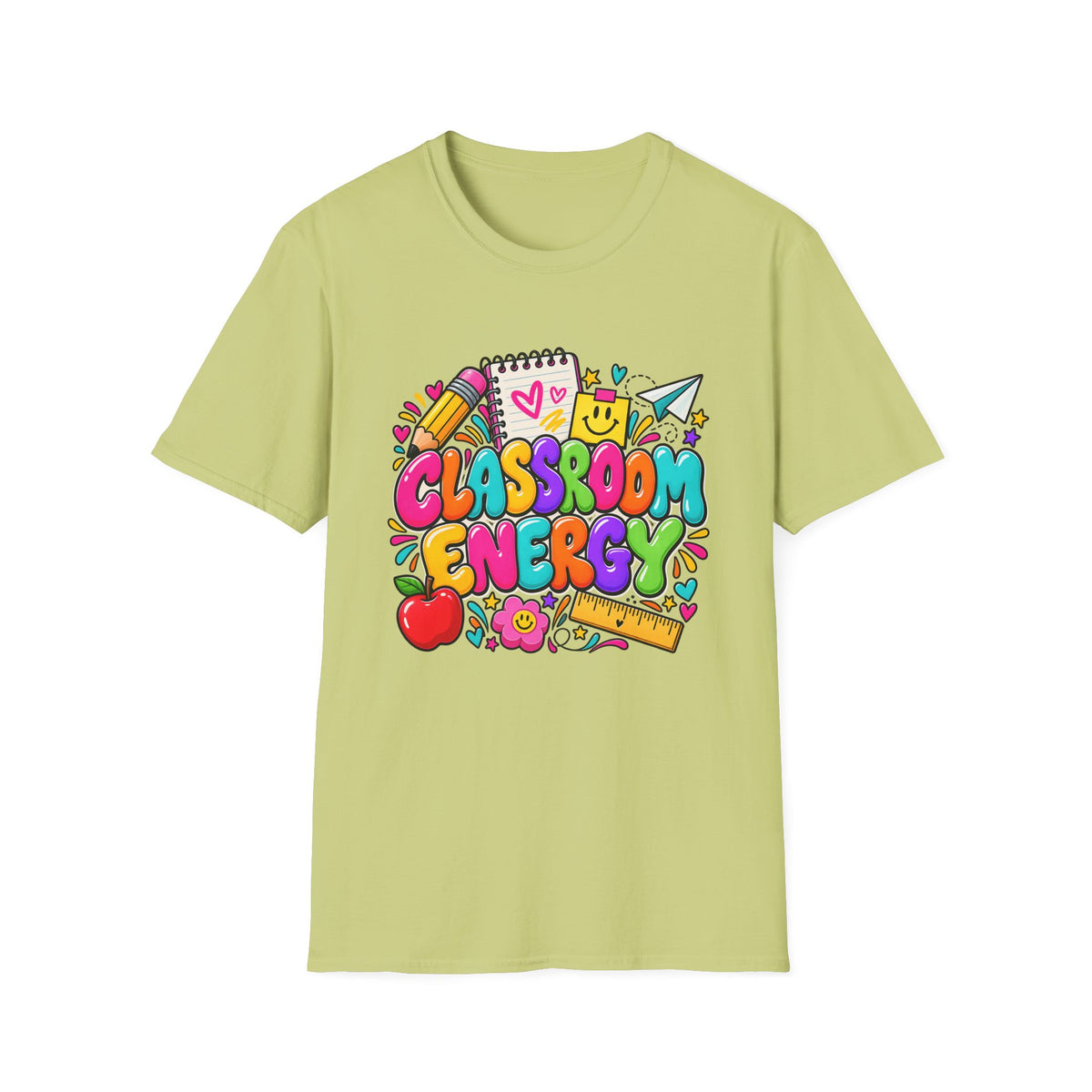 Classroom Energy Teacher T-Shirt — Colorful Back-to-School Educator Tee