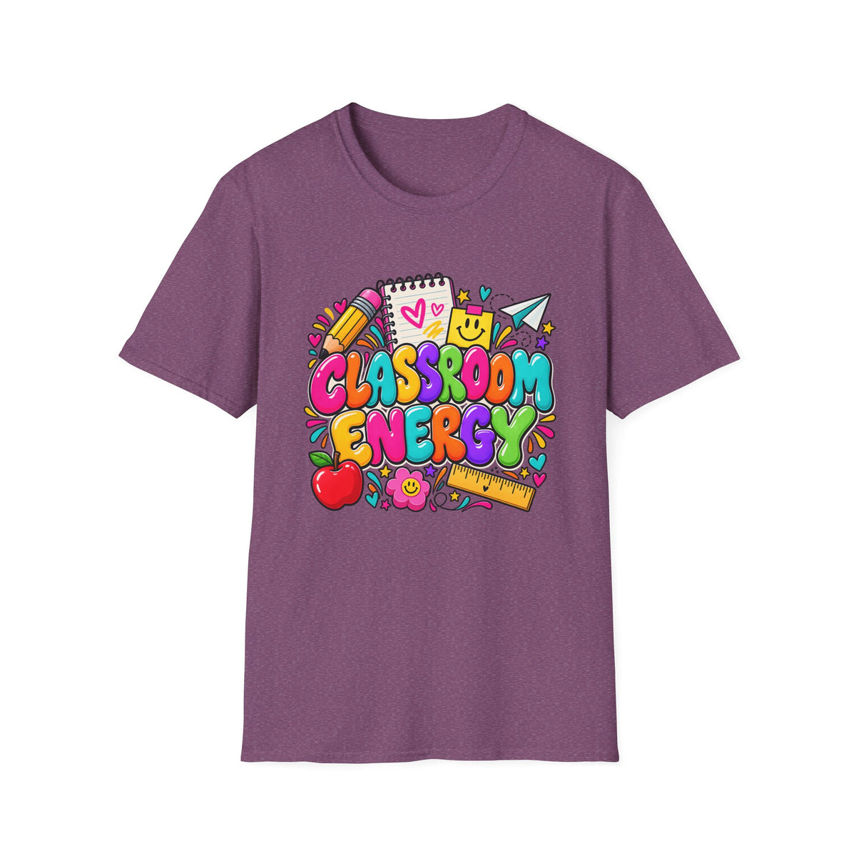Classroom Energy Teacher T-Shirt — Colorful Back-to-School Educator Tee