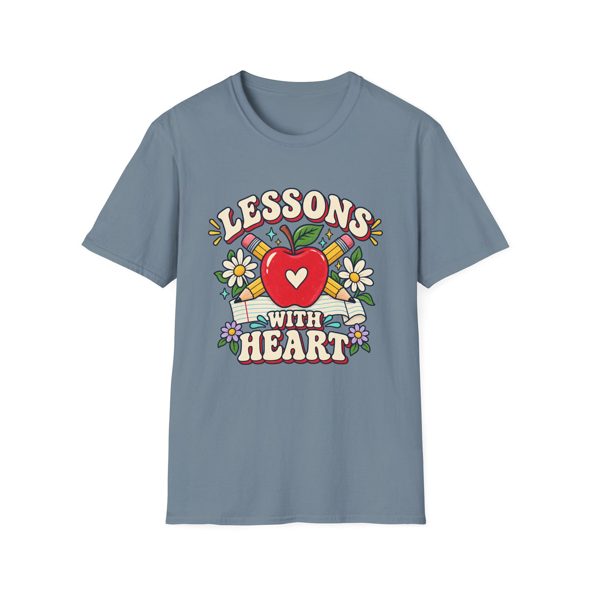 Lessons With Heart Teacher T-Shirt