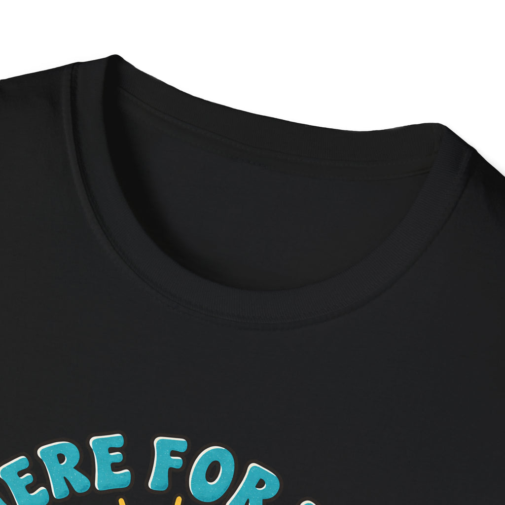 Aha Moments T-Shirt — 'Here for the Aha Moments' Lightbulb Graphic Tee