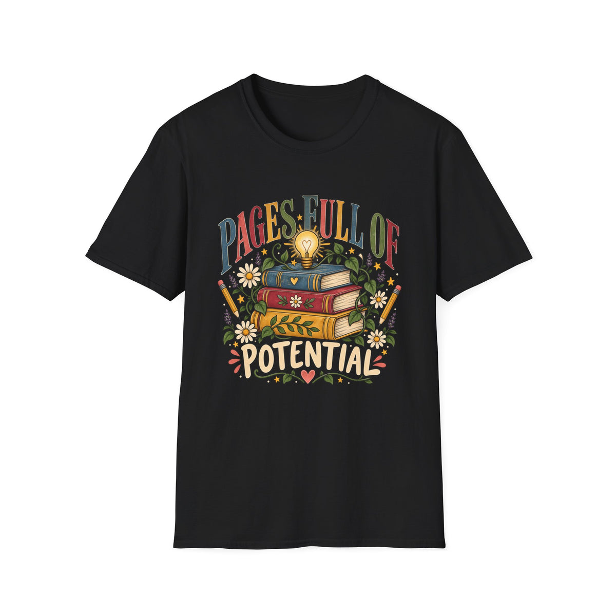 Pages Full of Potential Graphic T-Shirt