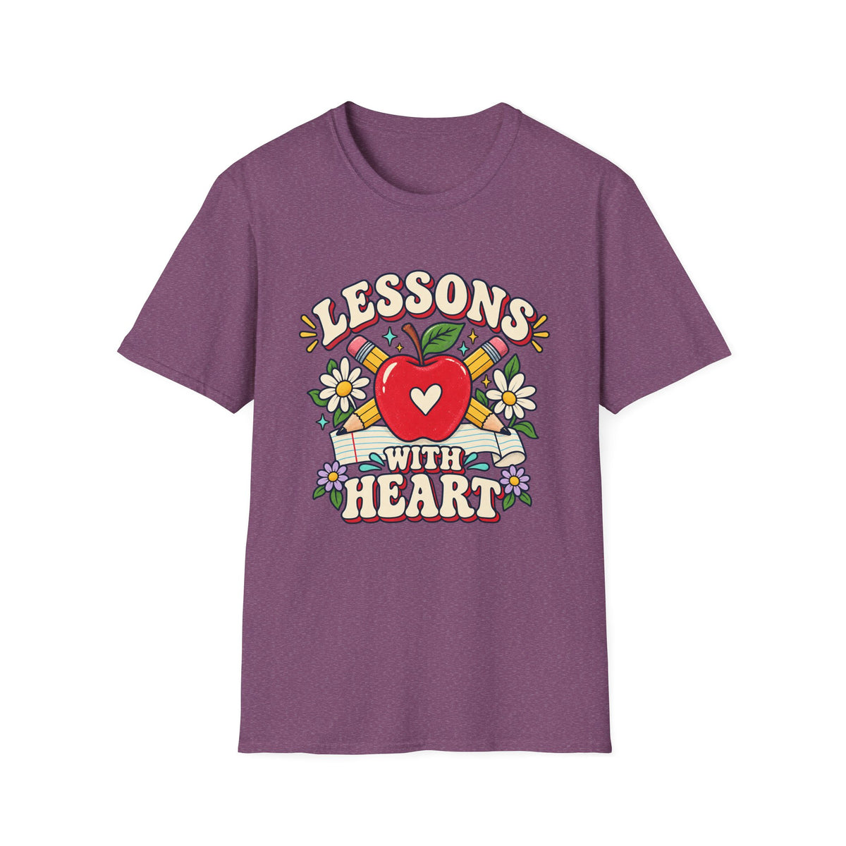 Lessons With Heart Teacher T-Shirt