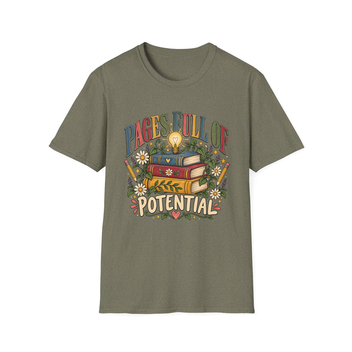 Pages Full of Potential Graphic T-Shirt