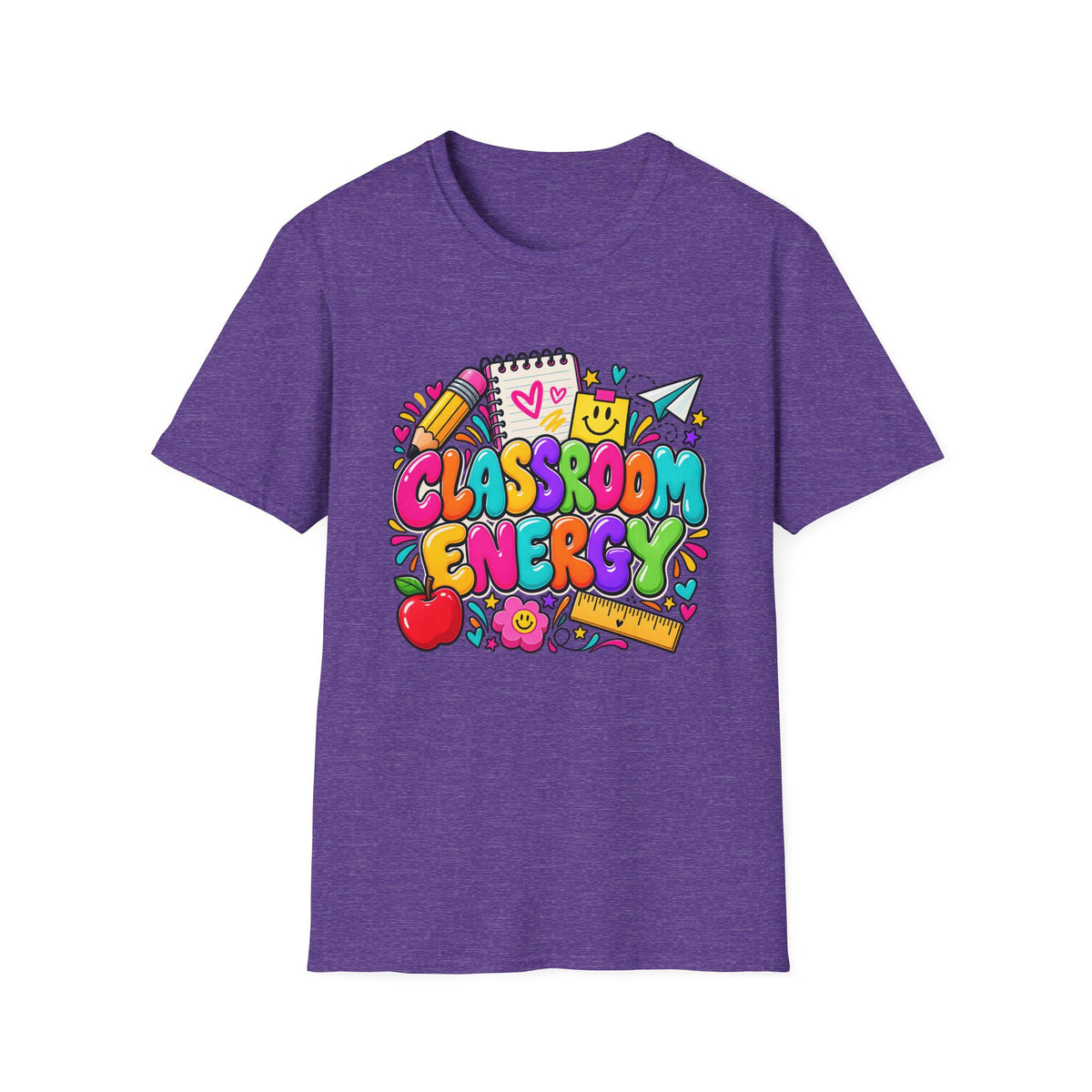 Classroom Energy Teacher T-Shirt — Colorful Back-to-School Educator Tee