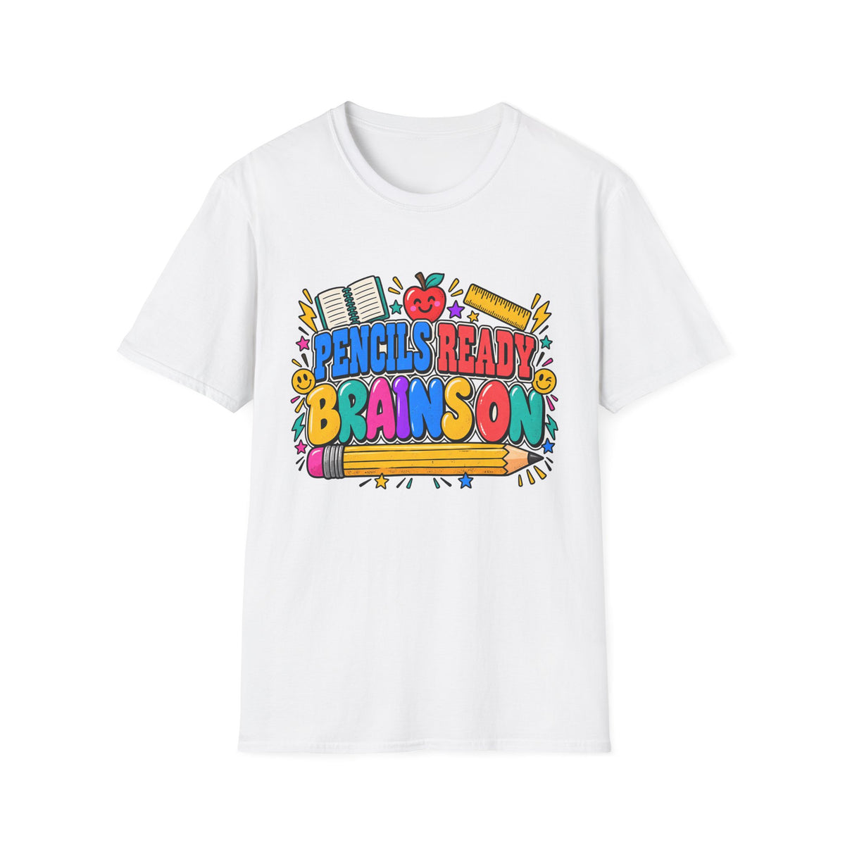 Pencils Ready Brainson Teacher Back-to-School T-Shirt