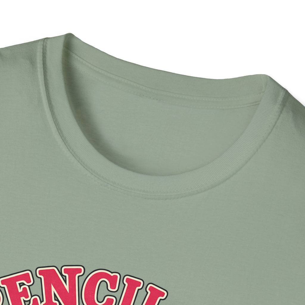 Pencils & Patience Teacher Graphic T-Shirt — Floral Pencil Bouquet Design
