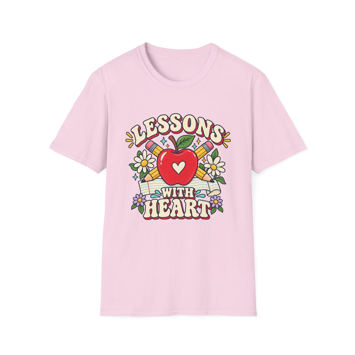 Lessons With Heart Teacher T-Shirt