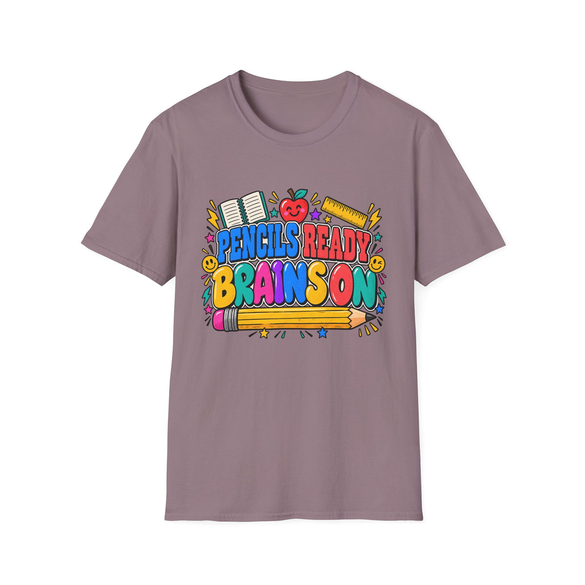 Pencils Ready Brainson Teacher Back-to-School T-Shirt
