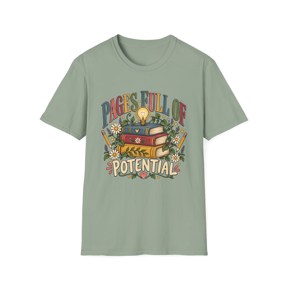 Pages Full of Potential Graphic T-Shirt