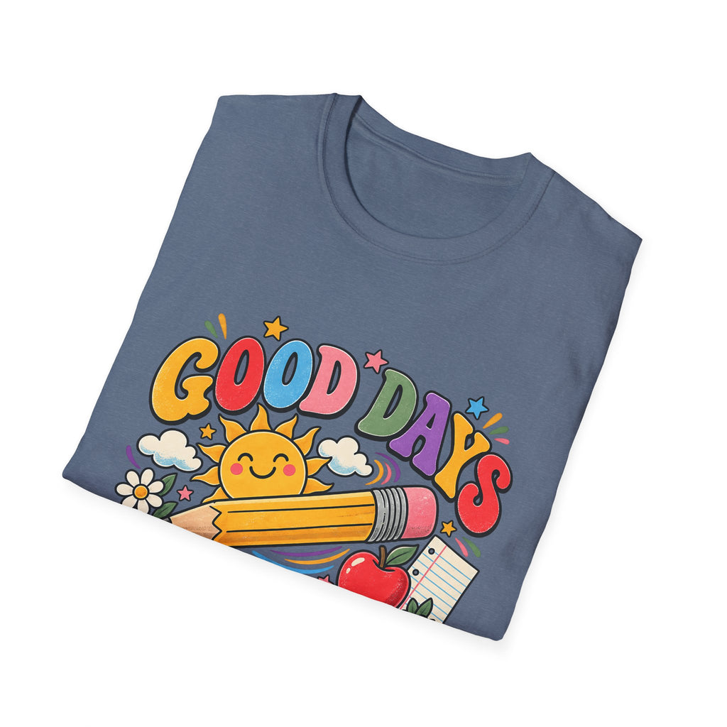Good Days Start With a Pencil T-Shirt — Cute School Teacher Back-to-School Tee