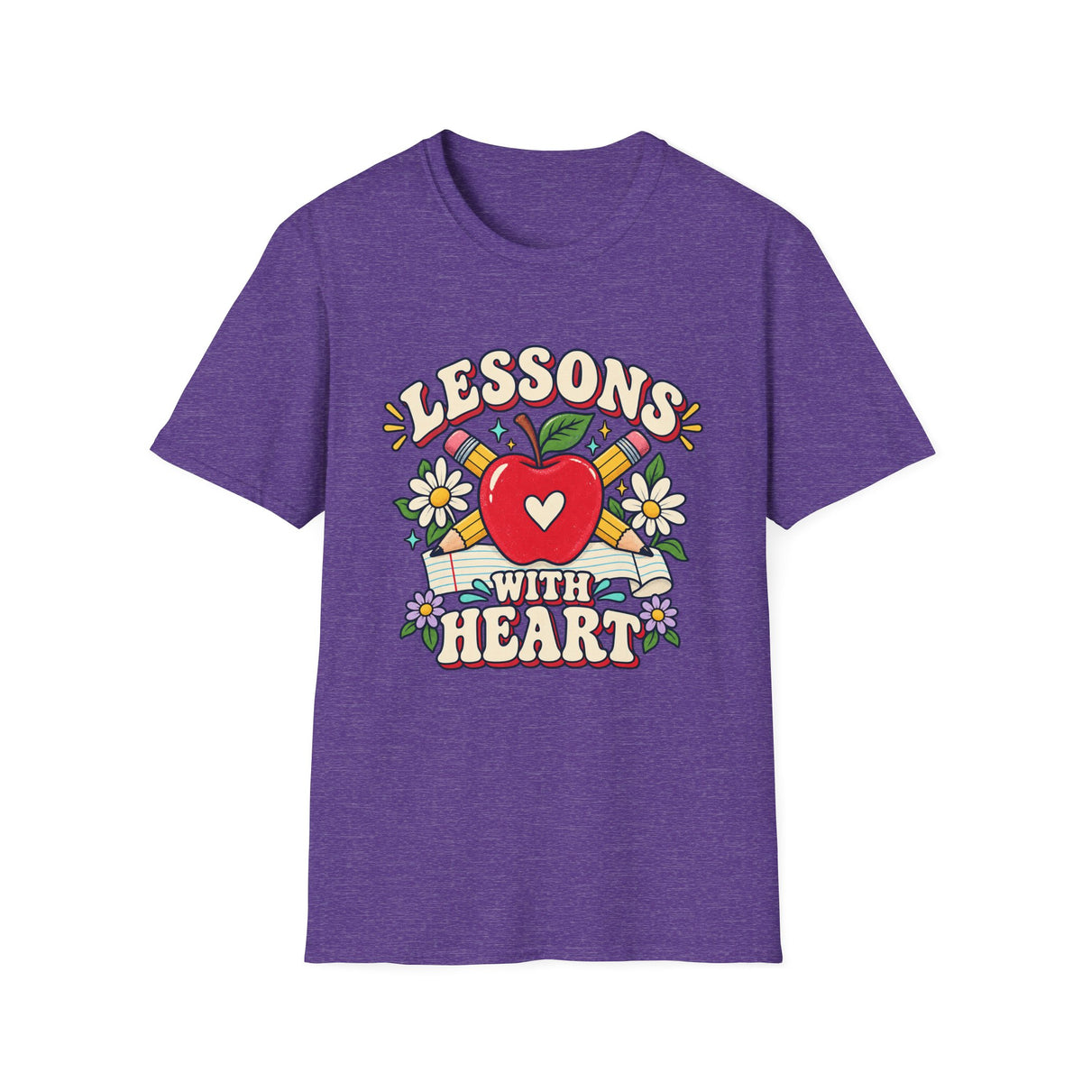 Lessons With Heart Teacher T-Shirt