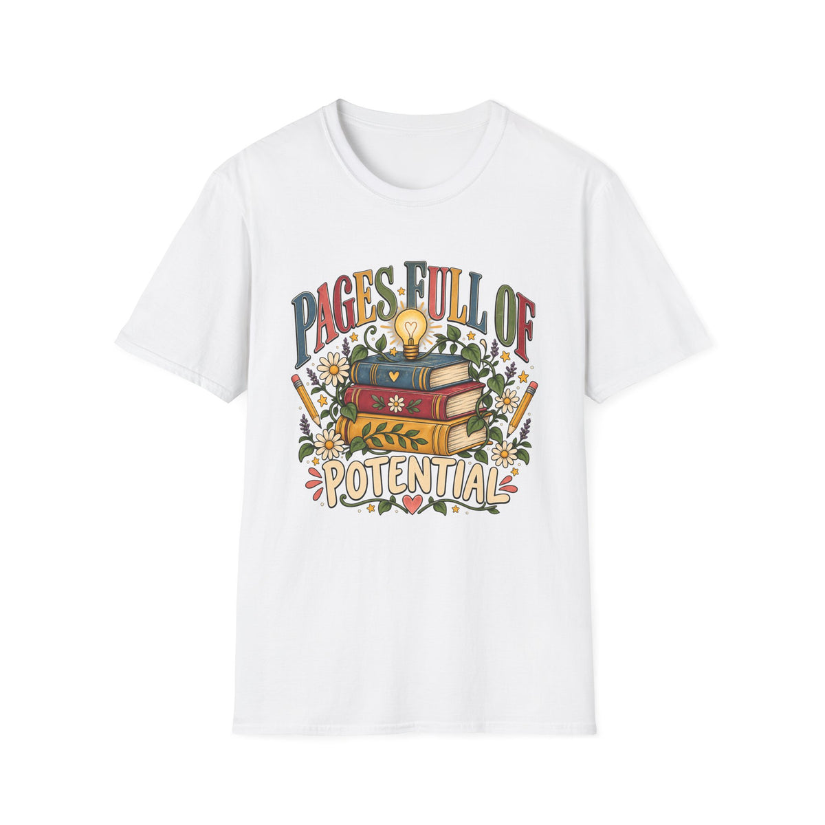 Pages Full of Potential Graphic T-Shirt