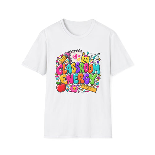 Classroom Energy Teacher T-Shirt — Colorful Back-to-School Educator Tee