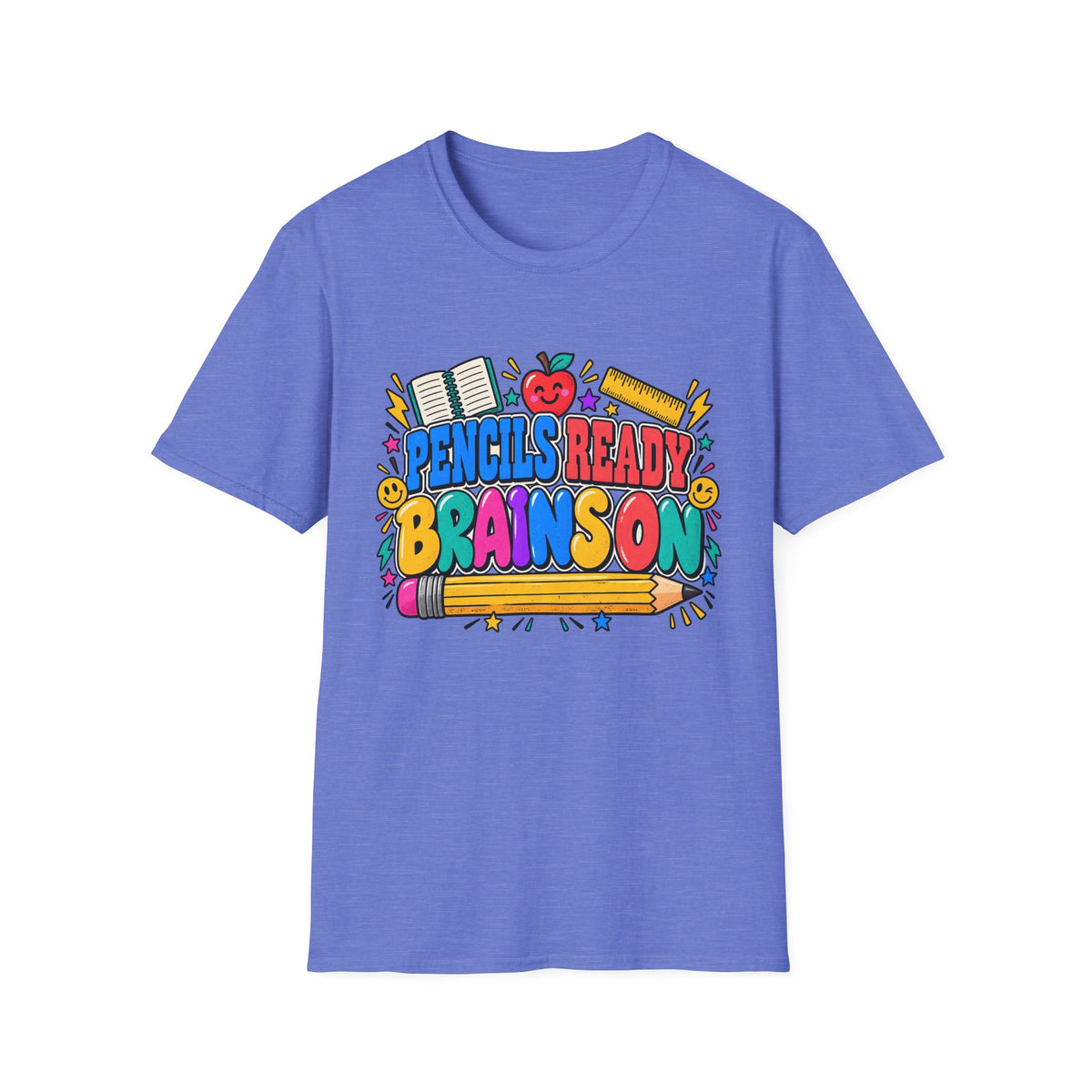 Pencils Ready Brainson Teacher Back-to-School T-Shirt