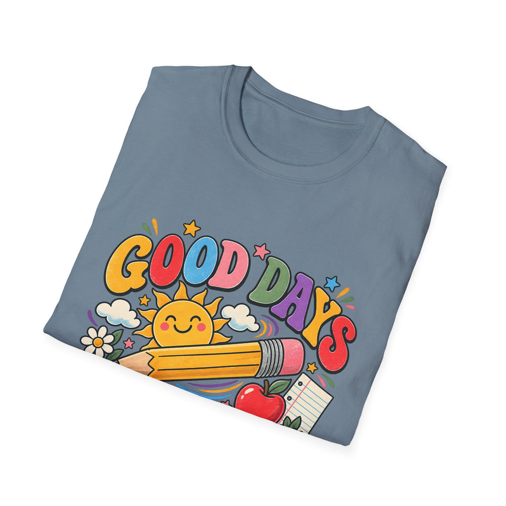 Good Days Start With a Pencil T-Shirt — Cute School Teacher Back-to-School Tee