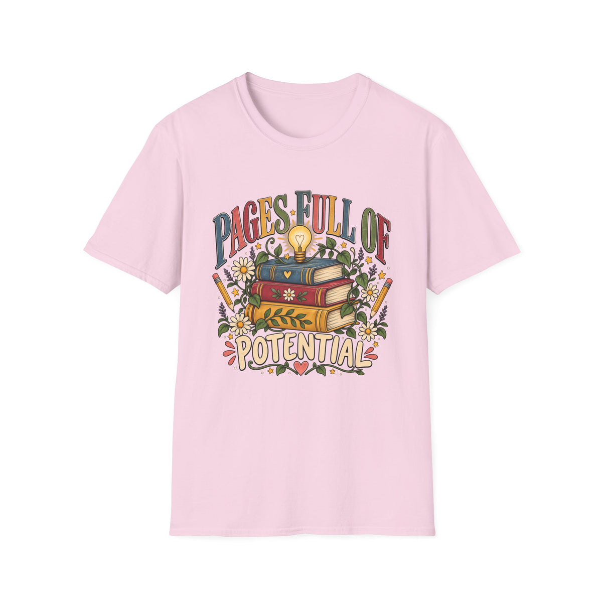 Pages Full of Potential Graphic T-Shirt