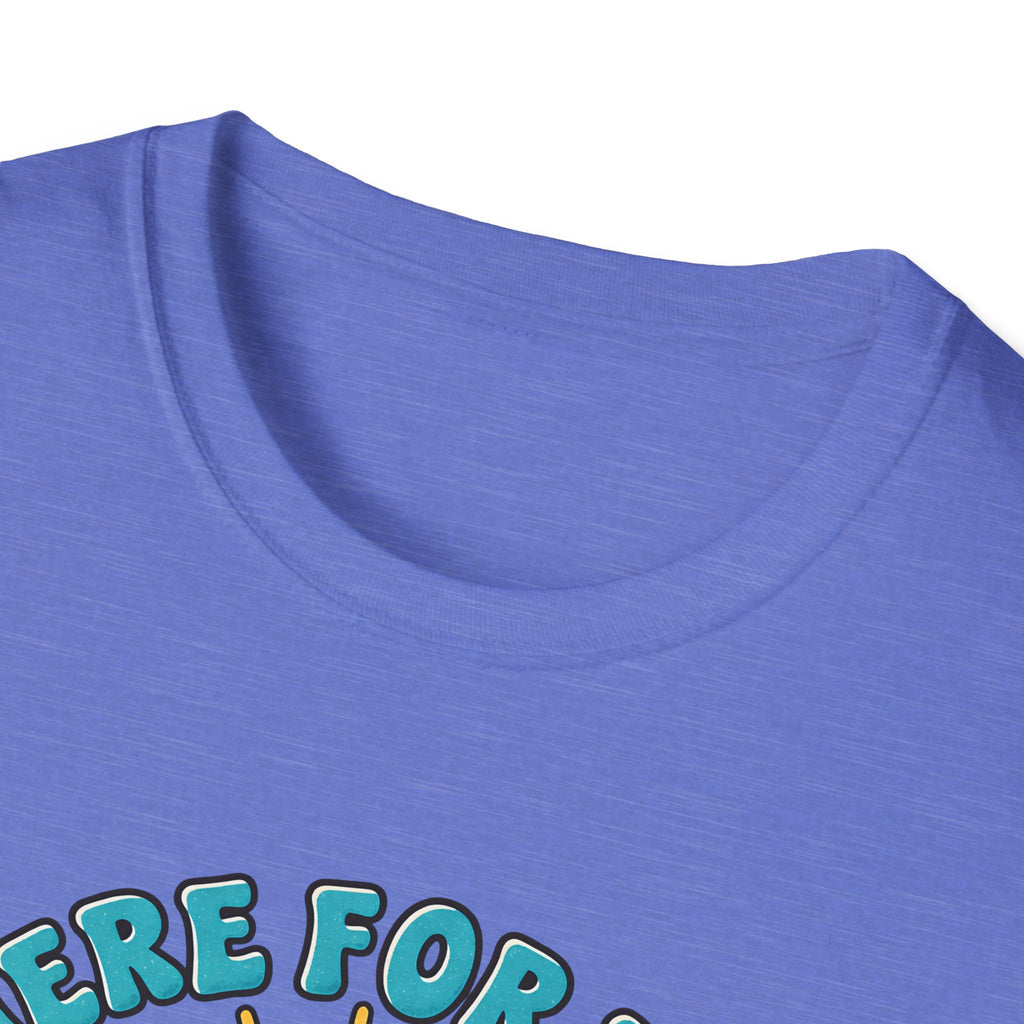 Aha Moments T-Shirt — 'Here for the Aha Moments' Lightbulb Graphic Tee