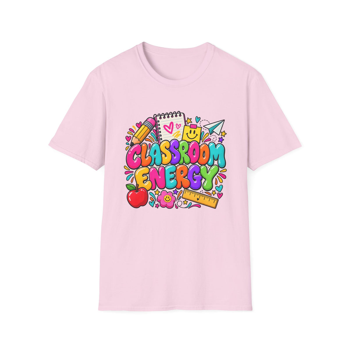 Classroom Energy Teacher T-Shirt — Colorful Back-to-School Educator Tee