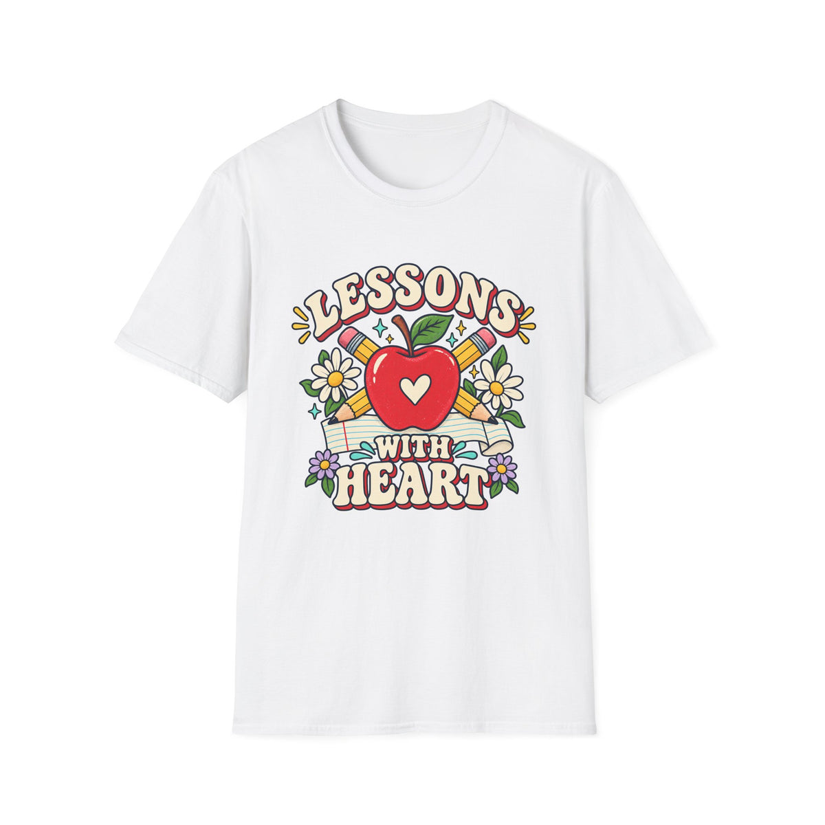 Lessons With Heart Teacher T-Shirt