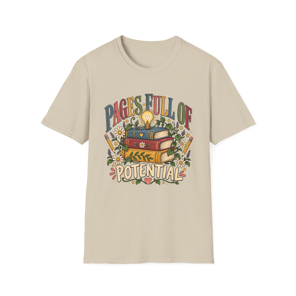 Pages Full of Potential Graphic T-Shirt