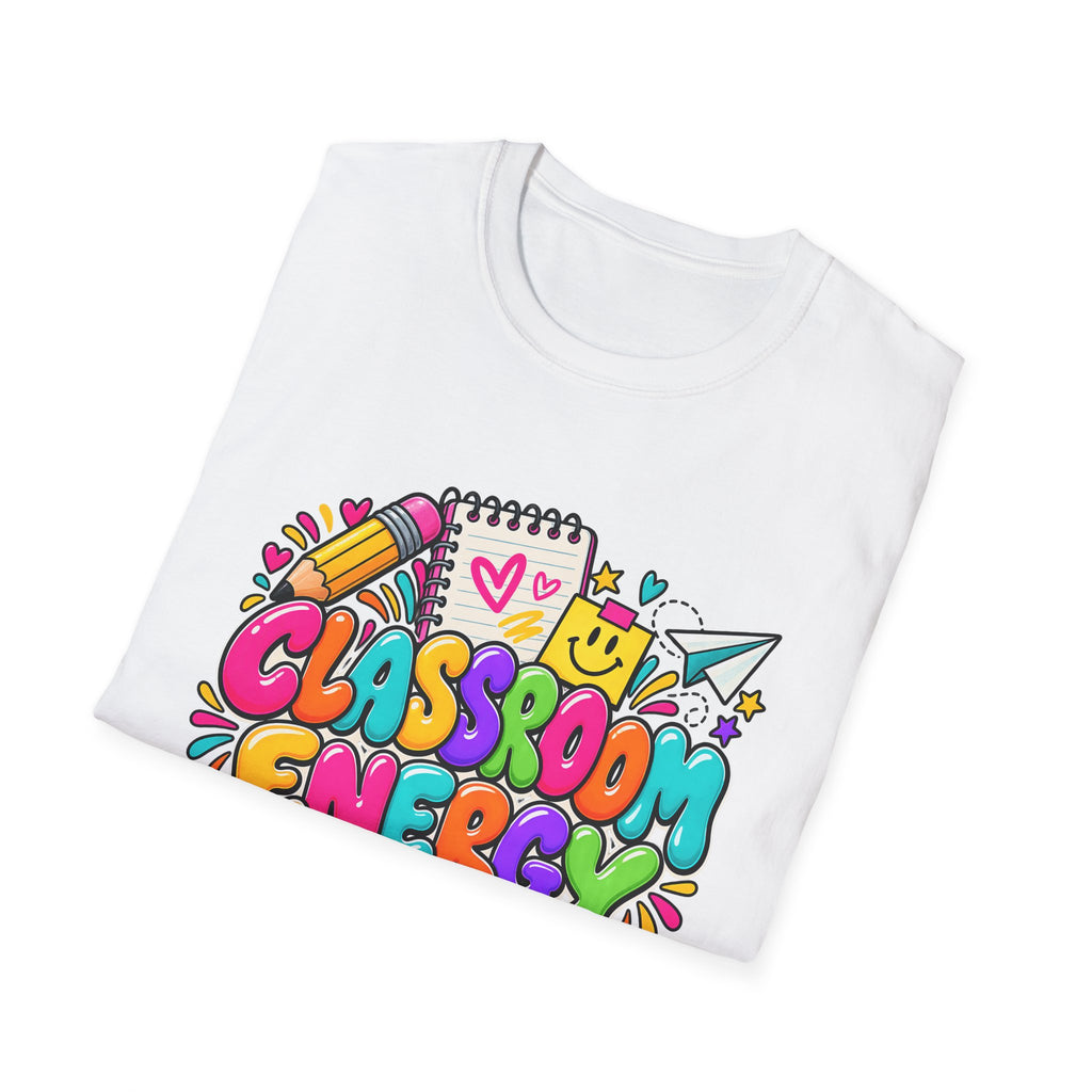 Classroom Energy Teacher T-Shirt — Colorful Back-to-School Educator Tee