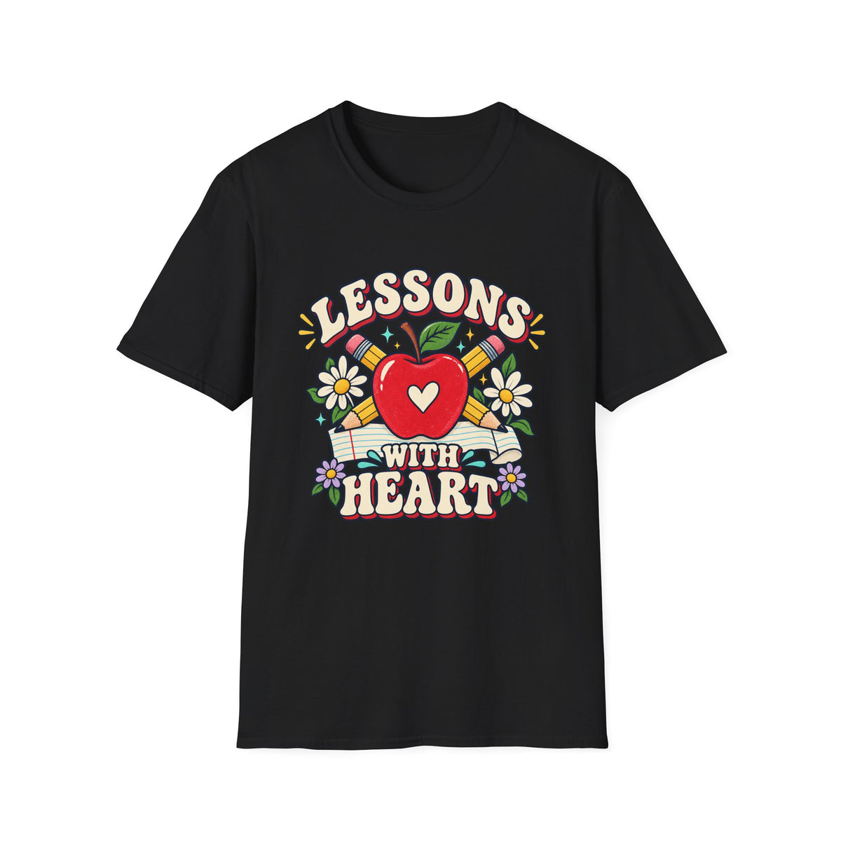 Lessons With Heart Teacher T-Shirt