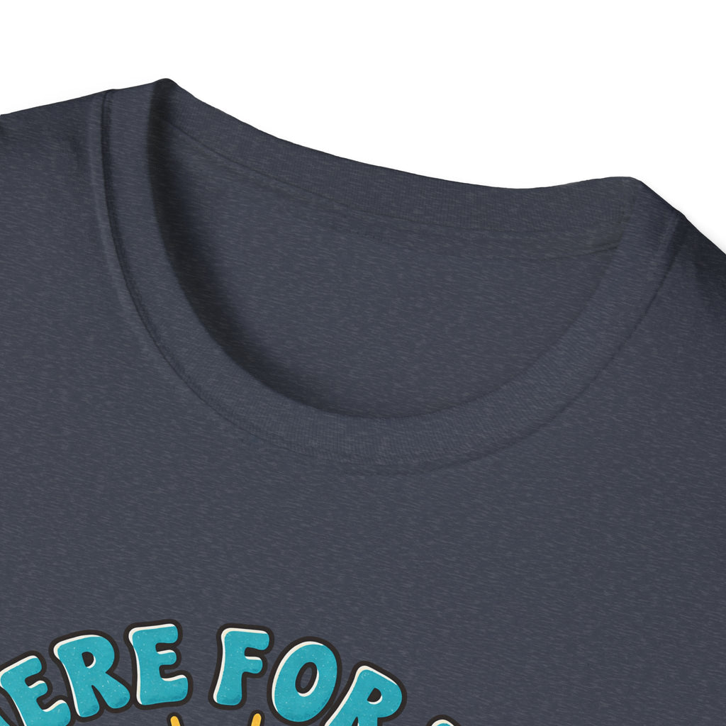 Aha Moments T-Shirt — 'Here for the Aha Moments' Lightbulb Graphic Tee