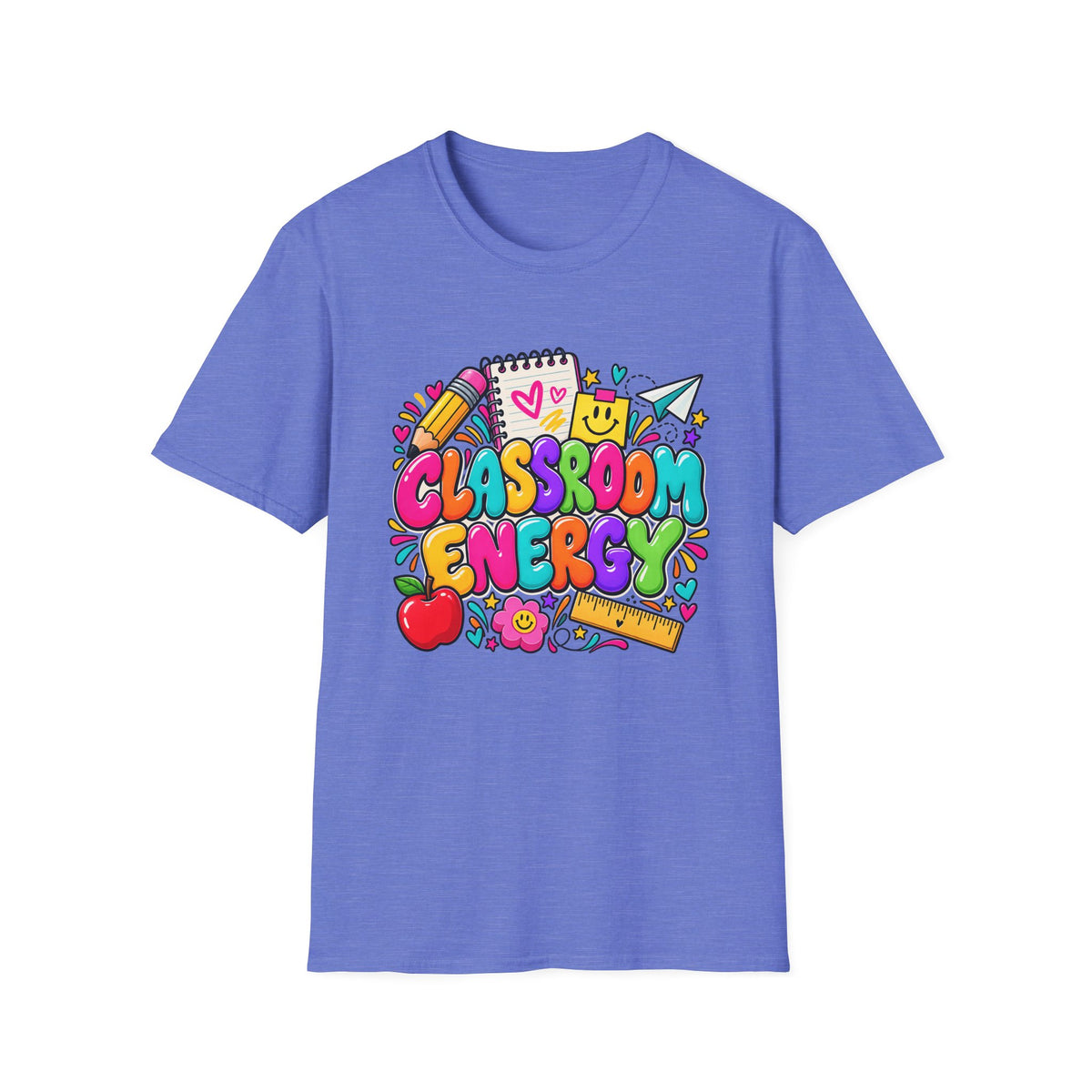 Classroom Energy Teacher T-Shirt — Colorful Back-to-School Educator Tee