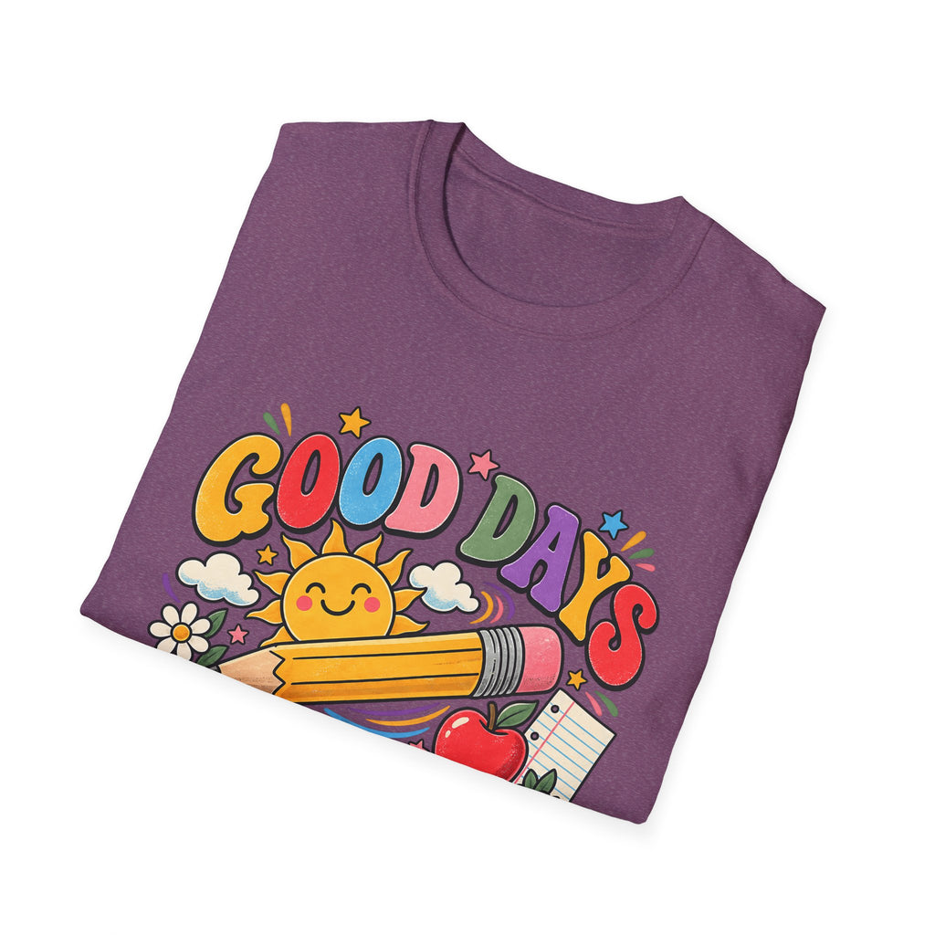 Good Days Start With a Pencil T-Shirt — Cute School Teacher Back-to-School Tee